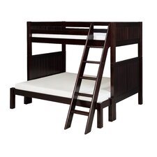 Twin over Full Standard Bunk Bed with Angle Ladder