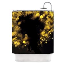 Moonlight Dandelion Polyester Shower Curtain