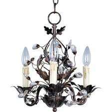 Elegante 3 Light Mini Candle Chandelier