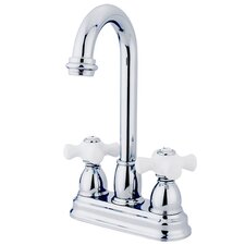 Restoration Double Handle Centerset Bar Faucet