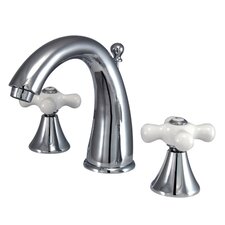 Naples Double Handle Widespread Bathroom Sink Faucet with Brass Pop up