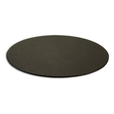 1000 Series Classic Leather 17 x 14 Oval Conference Pad in Black