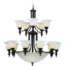 Richland 15 Light Bowl Chandelier