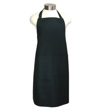 MU Kitchen MUincotton 35 Full Apron in Onyx