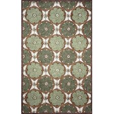 Ravella Lakai Circles Green Indoor / Outdoor Rug