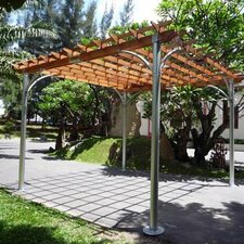 Contemporary 8 9 H x 13 9 W x 13 9 D Pergola