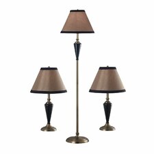 Hunley Table Lamp and Floor Lamp Set