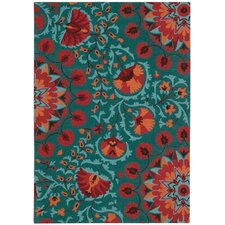 Suzani Teal Rug