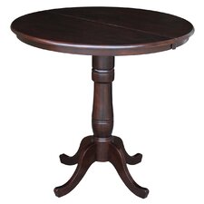 Round Pedestal Table with 12 Leaf