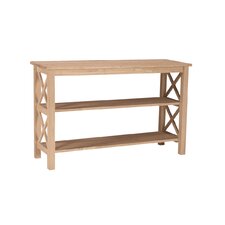 Unfinished Hampton Console Table