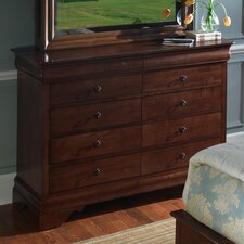 Chateau Royal 10 Drawer Bureau Dresser