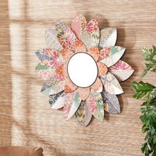 33 H x 33 W Caroline Decorative Floral Wall Mirror