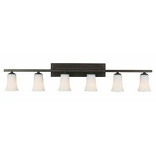 Vanity light 6 Light Oil rubbed bronze finish Boulevard collection