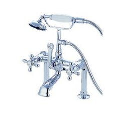 Hot Springs Deck Mount Clawfoot Tub Faucet with Handshower