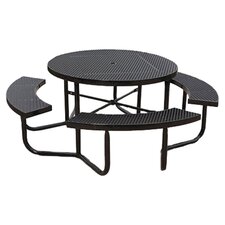 Round Expanded Portable Picnic Table