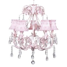 Ballroom Chandelier with Optional Flower Shade