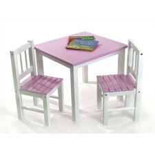 Bouquet Kids 3 Piece Table and Chair Set