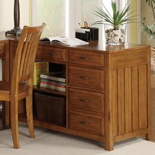 Hampton Bay Computer Credenza in Oak