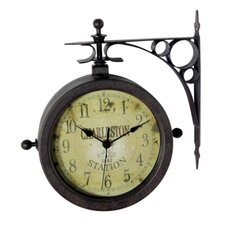 Two Sided Charleston Clock Thermometer