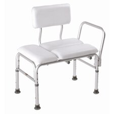 Deluxe Vinyl Padded Transfer Bench with Full Seat