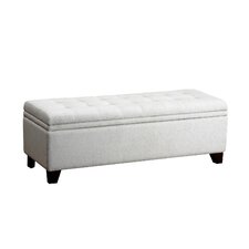 Madison Tufted Fabric Storage Ottoman