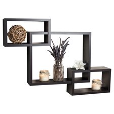 Intersecting Wall Shelf