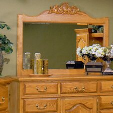 Country Heirloom Crowned Top Dresser Mirror