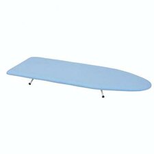 Table Top Ironing Board in Solid Light Blue Cover