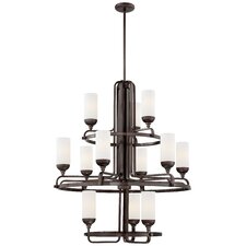 Metropolitan by Minka Industrial 12 Light Chandelier