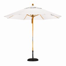 Fiberglass Market Umbrella with Pulley