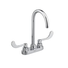 Monterrey Lever Handle Centerset Bathroom Faucet with Metal Grid Drain