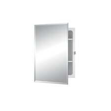 Focus Single Door Recessed Cabinet with 90 Degree Stop Hinge