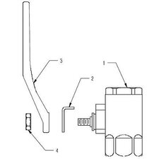 Stay Open Ball Valve with Triangular Pull Handle